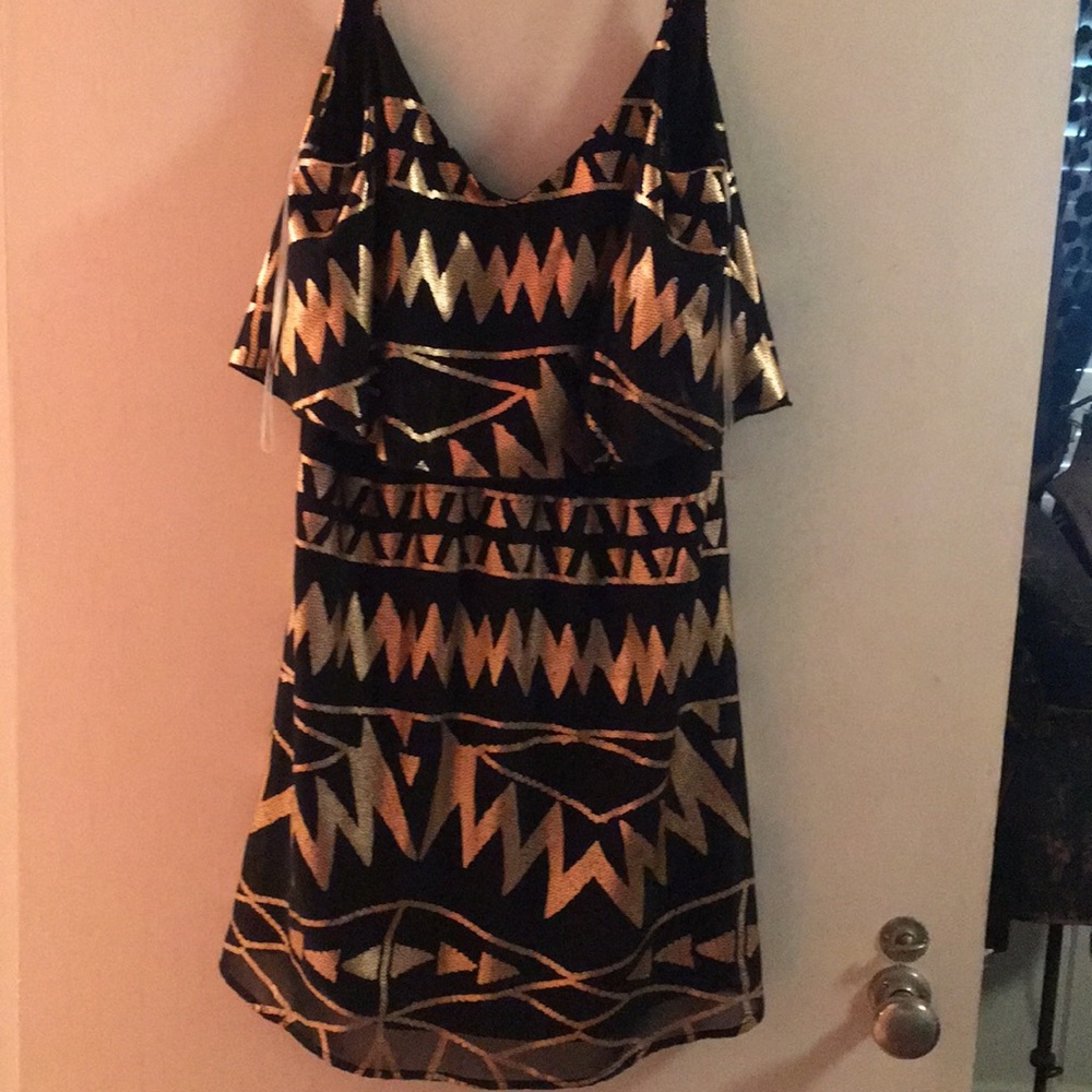 Black & Gold Dress!
